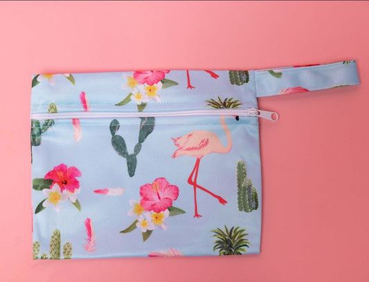 Menstruatieslip opbergzakje Flamingo