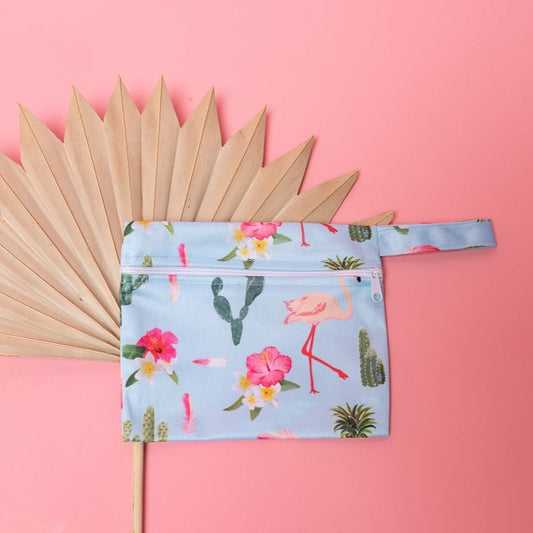 Menstruatieslip opbergzakje Flamingo